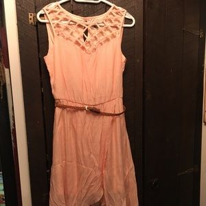 Deb High Low Dress with Belt